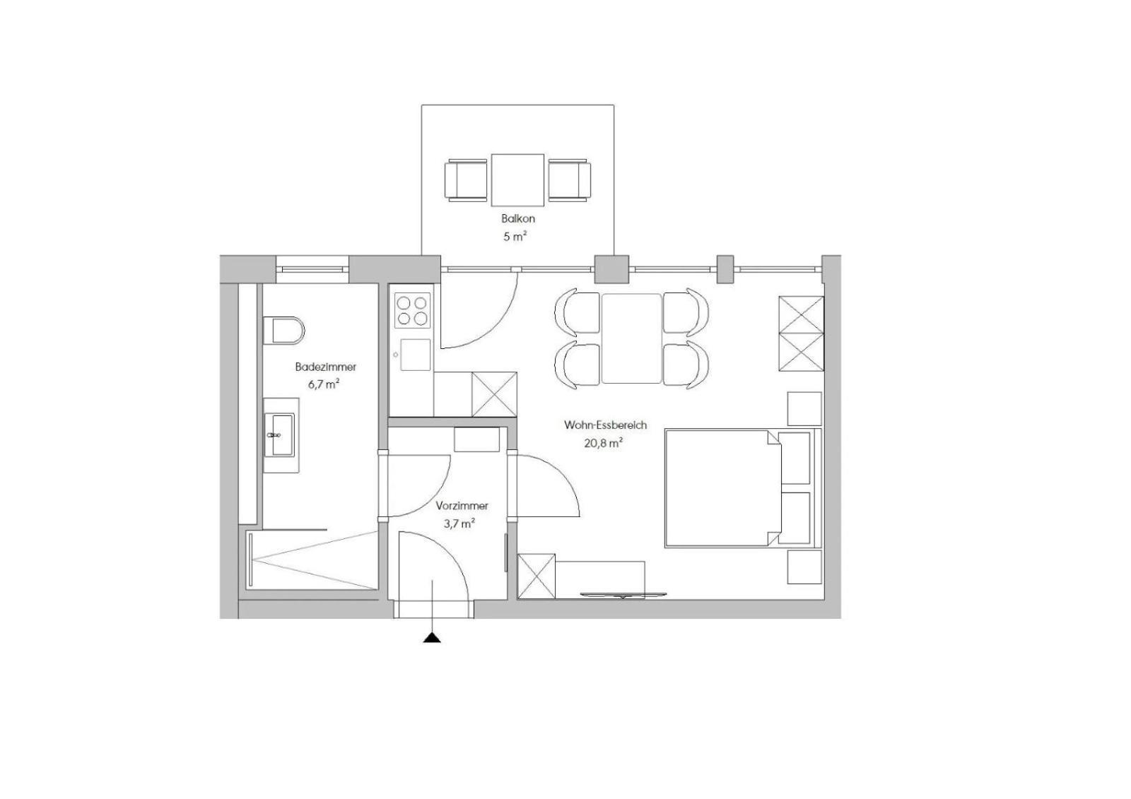 Stylische Wohnung Mit Balkon Виена Екстериор снимка